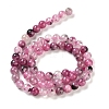 Natural Cherry Blossom Agate Beads Strands G-B076-A02-01-3