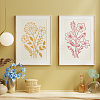 PET Hollow Out Drawing Painting Stencils DIY-WH0421-0049-6