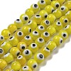 Handmade Lampwork Beads Strands LAMP-H001-07B-1