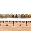 Natural Blue Calcite Beads Strands G-H312-C02-6mm-5