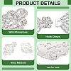 2Sets Alloy Interlocking Clasps FIND-BC0013-45B-4
