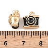 Alloy Enamel Pendants AL-CBA072F-01G-01-3