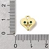 Brass Micro Pave Cubic Zirconia Pendants KK-L258-11G-02-3