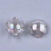 100G Transparent Acrylic Bead Caps TACR-SZ0001-37-3