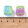 Printed Acrylic European Beads AC-CBA4EF4-06-3