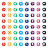 240Pcs 8 Colors Printed Transparent Acrylic Beads TACR-TA0001-94-1