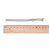 Tarnish Resistant Adjustable 304 Stainless Steel Slider Bracelets Making LS-STAS-T050-030P-4
