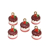 Alloy Enamel Charms AL-CBAC5EF-02G-01-1
