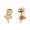 Vacuum Plating 304 Stainless Steel Stud Earrings for Women EJEW-A048-19G-2