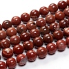 Natural Red Rainbow Jasper Beads Strands G-F677-19-1