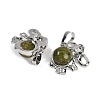 Natural Unakite Pendants G-I374-A-P16-2