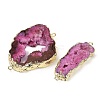 Dyed Natural Druzy Agate links G-R012-05G-04-2