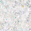 Transparent & Opaque Acrylic Bead OACR-TAC0002-08E-13