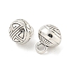 Tibetan Style Alloy Charms FIND-M011-10AS-2