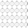 60Pcs 304 Stainless Steel Cabochon Connector Settings STAS-BBC0009-57C-1