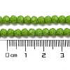 Opaque Glass Beads Stands EGLA-A035-P4mm-D15-5
