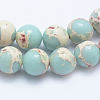 Synthetic Imperial Jasper Beads X1-G-F531-6mm-H03-3
