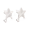 201 Stainless Steel Stud Earring Findings STAS-K241-10S-1