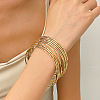 9Pcs Alloy Bangle Set for Women WG160B4-09-1