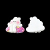 Opaque Cute Bunny Cabochons CRES-O006-14B-3