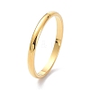 2mm Polished Plain Dome Finger Ring for Girl Women LS-RJEW-C012-05D-G-3