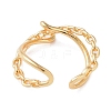 Brass Open Cuff Ring LS-RJEW-R143-01B-G-2