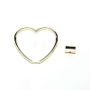 Heart Zinc Alloy Bag Handles FIND-WH0090-17LG-2
