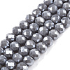 Electroplate Glass Beads Strands EGLA-A044-P6mm-A10-1