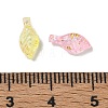 Transparent Acrylic and Gold Foil Pendants AC-CBAF9C1-04A-13-3