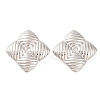 Tarnish Resistant Ion Plating(IP) 304 Stainless Steel Stud Earrings EJEW-G395-10P-2