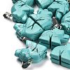 Synthetic Turquoise Pendants G-B127-02P-07-1