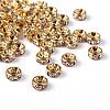 Brass Rhinestone Spacer Beads RB-A014-Z6mm-01G-NF-2