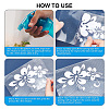 Gorgecraft 4 Sheets 2 Styles Waterproof PET Reflective Sticker Car Decoration DIY-GF0006-29-4