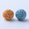 Unwaxed Natural Lava Rock Beads X-G-F325-14mm-M-2