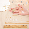 DIY Petal Earring Making Kits DIY-SC0013-77G-3