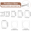 Transparent Acrylic Sewing Measuring Tool Set AJEW-WH0554-09A-2