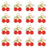 2 Sets Glass & Resin Pendants FIND-TA0006-75-2