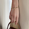 Oval Alloy Enamel Link Multi-strand Bracelets FS-WGF0A33-01-3