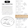 5Yards Star Polyester Lace Trim Ribbon OCOR-GF0004-05B-2