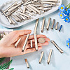 70Pcs 7 Styles Iron Flat Alligator Hair Clip Findings IFIN-TA0001-69-8