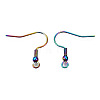 Ion Plating(IP) 304 Stainless Steel French Earring Hooks STAS-S119-015-3