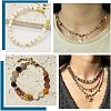 120Pcs 4 Styles Rack Plating Brass Beads KK-PH0010-68-6