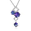 925 Sterling Silver Pendant Necklaces NJEW-BB30722-7