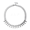 Non-Tarnish 304 Stainless Steel Bib Necklaces for Men NJEW-Q340-07P-1