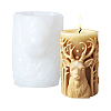 Christmas DIY Silicone Candle Molds AJEW-U014-02B-1