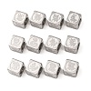 304 Stainless Steel European Beads SA-CBA66F5-02P-1