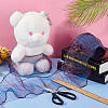 Mermaid Color Polyester Pleated Lace Trim Ribbon DIY-WH0401-58B-4
