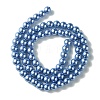 Eco-Friendly Dyed Glass Pearl Round Beads Strands HY-A008-6mm-RB015-3