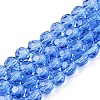 Transparent Glass Beads EGLA-A035-T8mm-D14-1