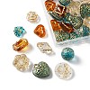 50Pcs 10 Styles Acrylic Beads OACR-FP0001-14-3